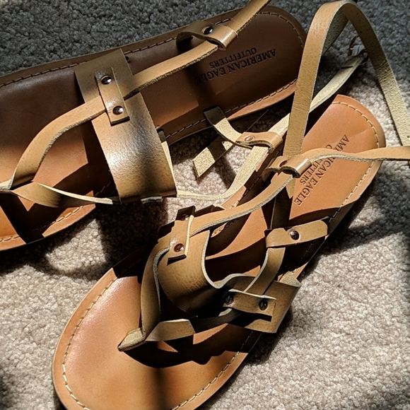 American Eagle Leather Sandals - Picture 2 of 6